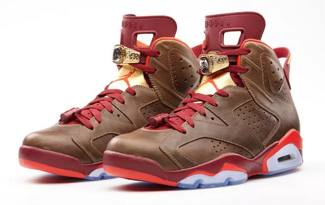 [Khaki24 Air Jordan 6 AJ6 香槟 雪茄 冠军套装 384664-250-350]