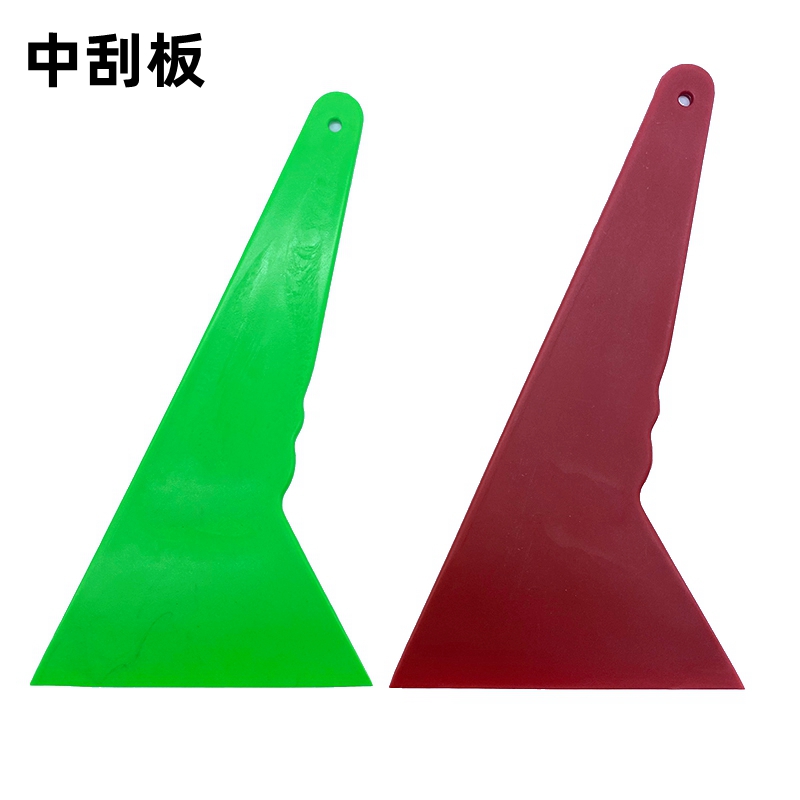 Car glass adhesive film Scraping Change Color Film Transparent Film Adhesive Film Tool Triangle Plastic Baking Film Sew Slit to catch water