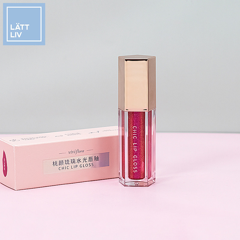 LATTLIV Living with no worries, glazed water light lip glazed, glazed, glazed and moisturized not to fall