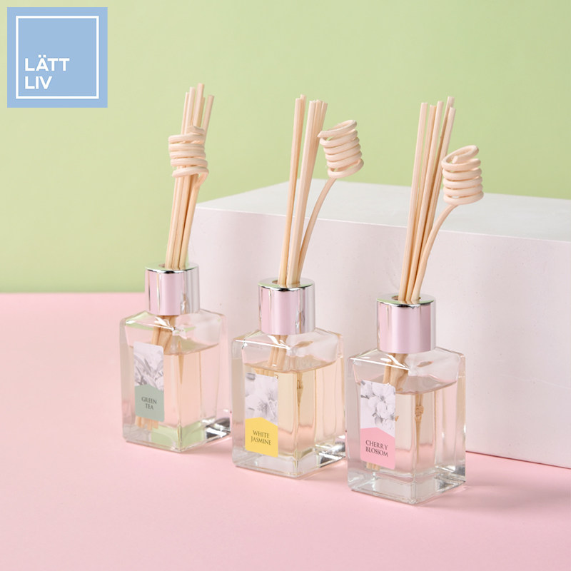 LATTLIV Living with no worries and no fire home Fragrance essential Oil White Jasmine green tea Cherry Blossom Vines