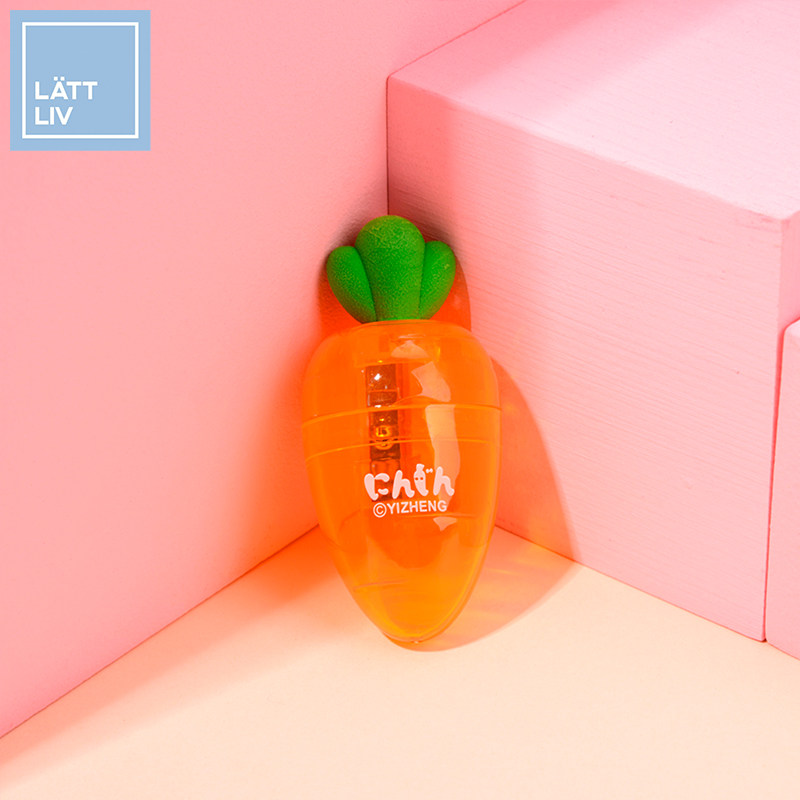 LATTLIV Living without worries Carrot Creative Pencil Sharpeners Children Cute Pencil Sharpeners Pencil Sharpeners Pencil Sharpeners Pencil Sharpeners