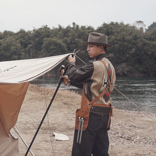 Naturehike Дорожный кожаный фартук для кемпинга для работы, из натуральной кожи