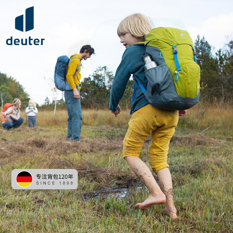 German Deuter Dortjunier 18 Pupils with double shoulder bag outdoor backpack light children Double shoulder bag-Taobao