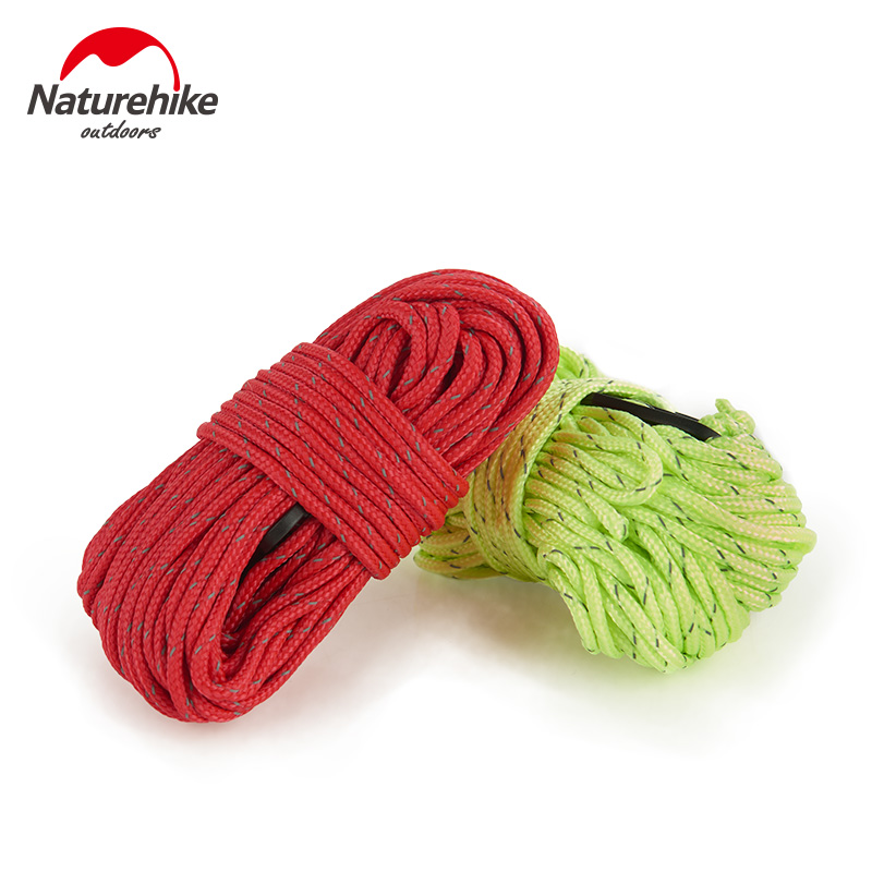 NH Noke reflective tent rope tent windproof rope fixing rope luminous rope canopy pull rope set 4m*4