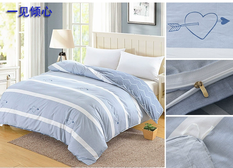 Bông cổ tích lãng mạn twill quilt cover đơn mảnh Cotton quilt bìa ký túc xá sinh viên đôi 150 200 230 - Quilt Covers