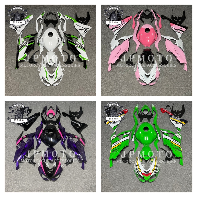 Suitable for Zx-6R Ninja636 23-24 Full Set of Abs Vehicle Shell, Complete Fairing Cover Fairing
