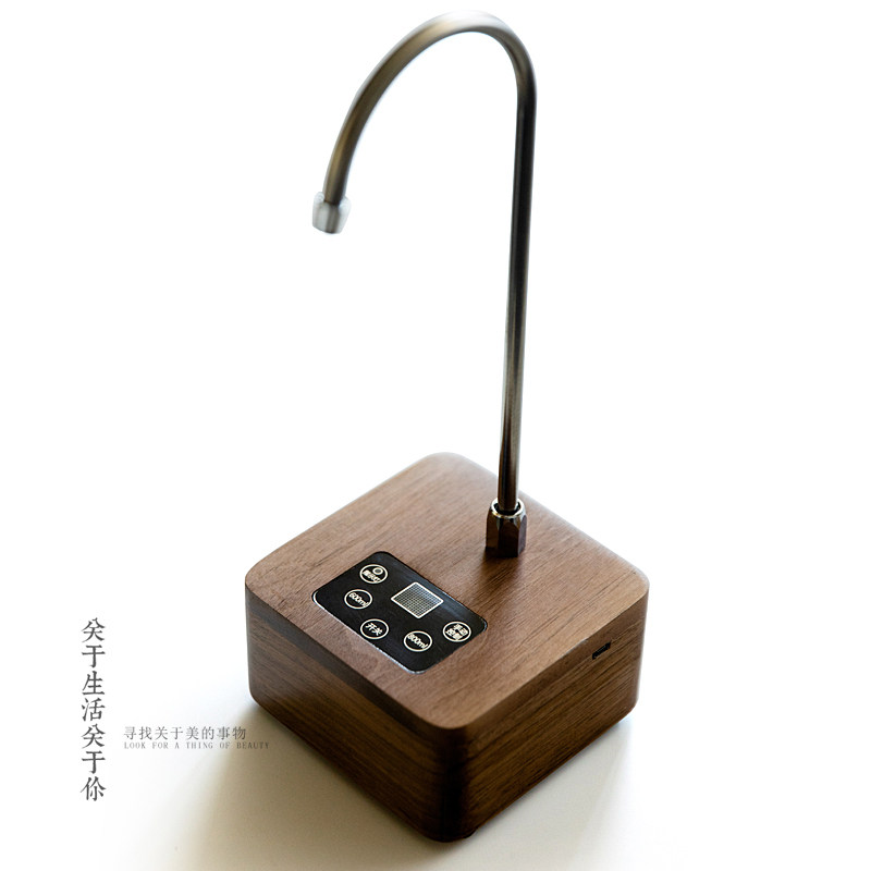 North American Walnut Bucket Walnut Water Pulled Water Purified Water Purified Water Touch Charging