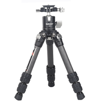 Bodi CT-0 Portable non-central axis carbon fiber 3 sections tripod Gimbal micro set Desktop climbing travel macro