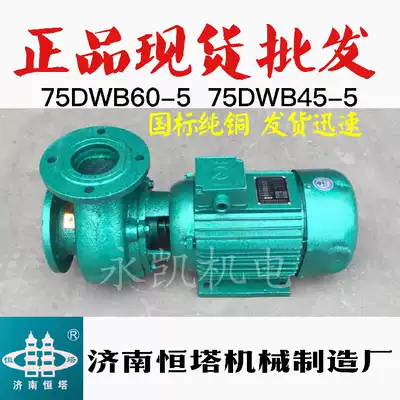 Jinan Hengta water pump 75DWB45-5 60-5 three-phase 1 5KW2 2KW mixing station electric pump centrifugal pump spot