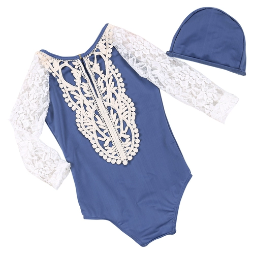 Купальник, кружевная детская летняя одежда, сезон 2021, защита от солнца