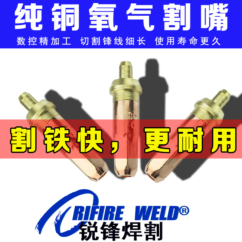 Propane ring oxygen acetylene flame cutting nozzle 3 No 2 G01-30 100 type 300 cutting nozzle cutting gun head torch handle