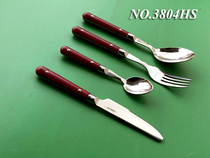 Western food fork tablespoon teaspoon coffee fork spoon flat tableware French stainless steel cutlery knife fork spoon