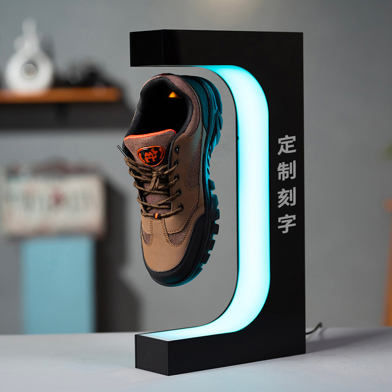 Magnetic Levitation Display Stand, Shoe Display Stand, Creative Shoe Rack, Technology-Inspired Advertising Display Device, Decorative Display Stand