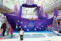 Mall Atrium Commercial Beauty Chen Christmas Holiday Merry Decoration Christmas Tree Sailing Beauty Chen Styling