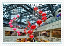 Special research and processing to customize lanterns of various colors Mid-Autumn Festival Tianjing Decoration Lobby Space Arrangement Hanging Decoration