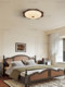 Medieval-Style Bedroom Ceiling Lamp, Simple and Creative Floral Eye-Protection Study Lamp, Light Luxury Master Bedroom Room Lighting Casagd