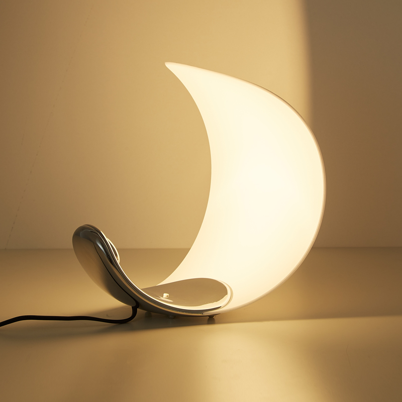 Luceplan Curl moon table lamp light luxury living room study bedroom bedside dimming decorative lamp casa lighting