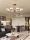 Designer Light Luxury High-End Mid-Century Style Living Room Chandelier American Retro High-End Dining Room Bedroom Lamp Casagd