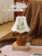 Medieval-Style Lily of the Valley Table Lamp, Song Dynasty Aesthetics, Living Room Desktop Eye-Protection Lamp, Retro Atmosphere Bedroom Bedside Lamp Casa