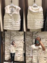 France Moncler Mengkou spring and Autumn thin section down jacket Mink vest BEURRE