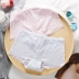 3 eo giữa thoáng khí gợi cảm chất liệu cotton Đồ lót góc rộng size lớn chống ánh sáng quần an toàn nữ mùa hè mỏng - Vòng eo thấp