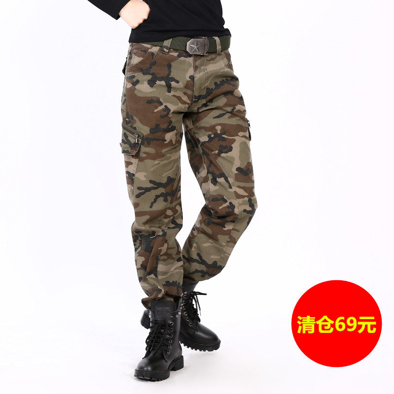 Water Soldiers Dance Camouflak Pants Children Long Pants Great Size Sports Outdoor Casual Work Clothes Pants Spring Autumn Multiple Pockets Uniform Pants Men