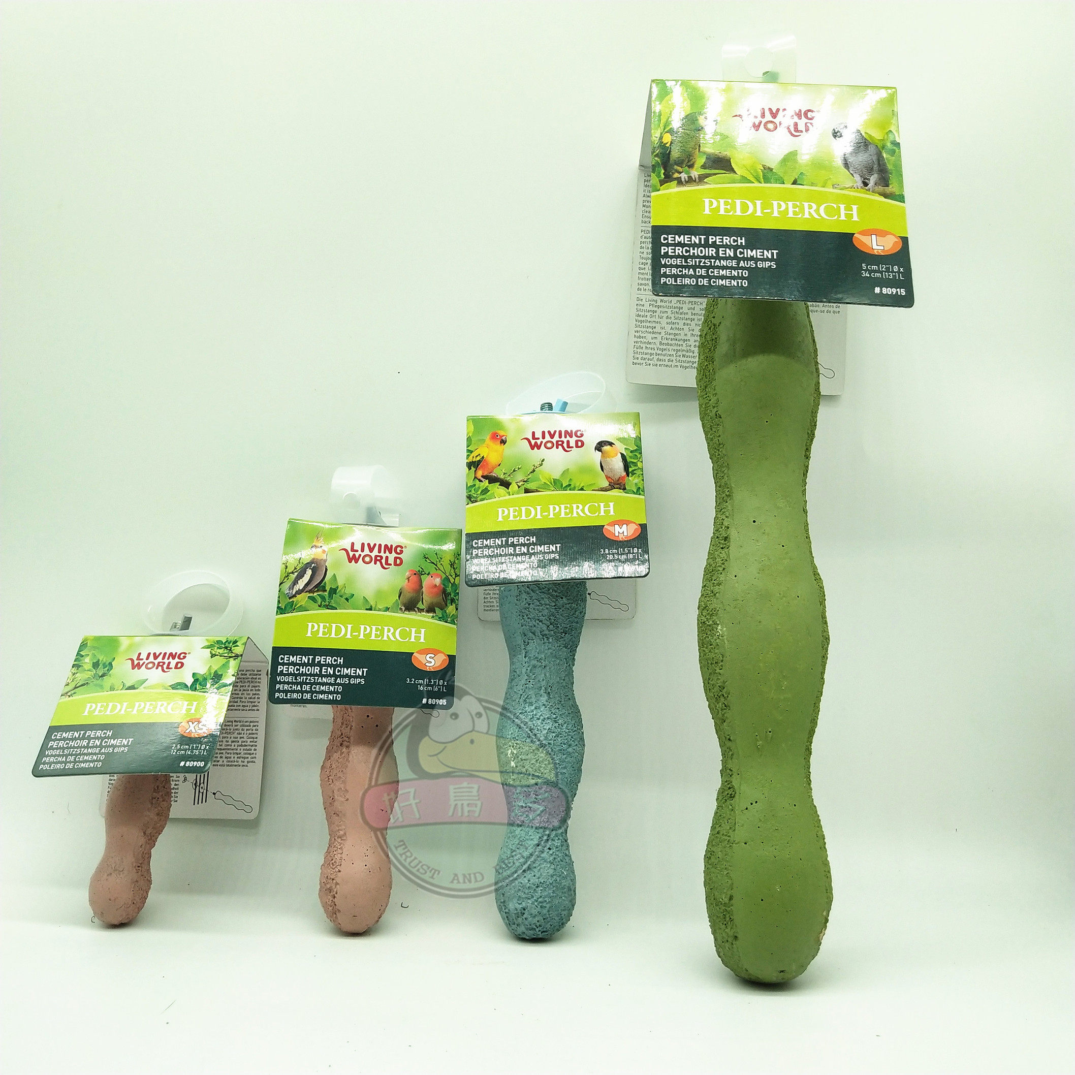 Hagen Hagen Halli Parrot Import Standing Rod Grinding Claw Stick Cement Station Stick Suitable for all kinds of parrots comfort and durability