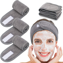 Headband for women to wash their face and make up special non-slip wide-brimmed simple and cute face mask yoga solid color Internet celebrity washing headband