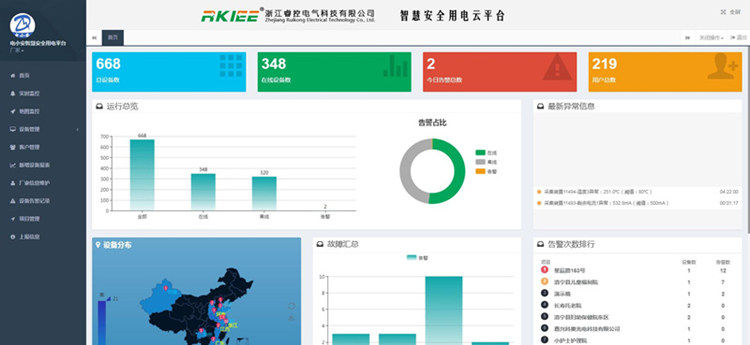 单相220V智慧安全用电监控装置 电气火灾探测 支持远程拉合闸控制