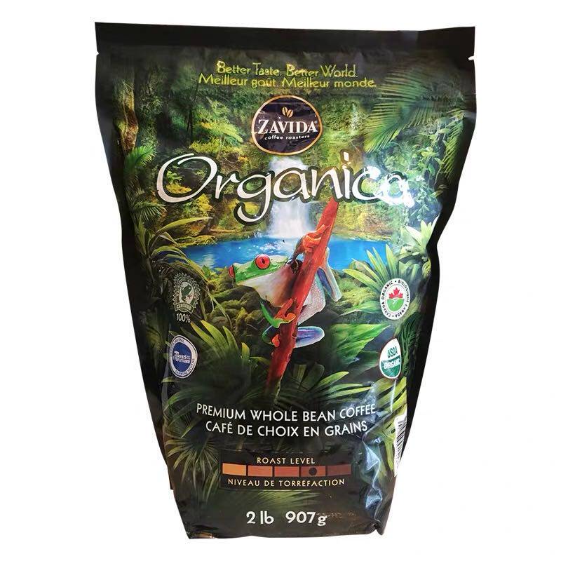 Spot Canadian zavida medium deep roasted coffee beans 907g