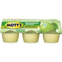 Motts Unsweetened Granny Smith Applesauce 23 4 oz (