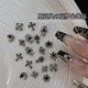 European and American retro metal Croxin nail art jewelry