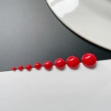 Красный пластиковый глянцевый высококачественный крючок для вязания, красные аксессуары