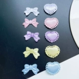 Ткань с бантиком, заколка для волос ручной работы, планировщик