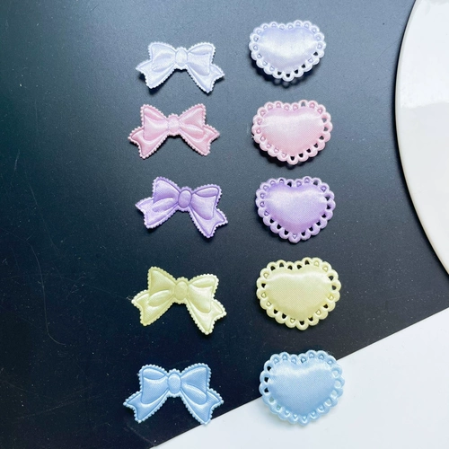 Ткань с бантиком, заколка для волос ручной работы, планировщик