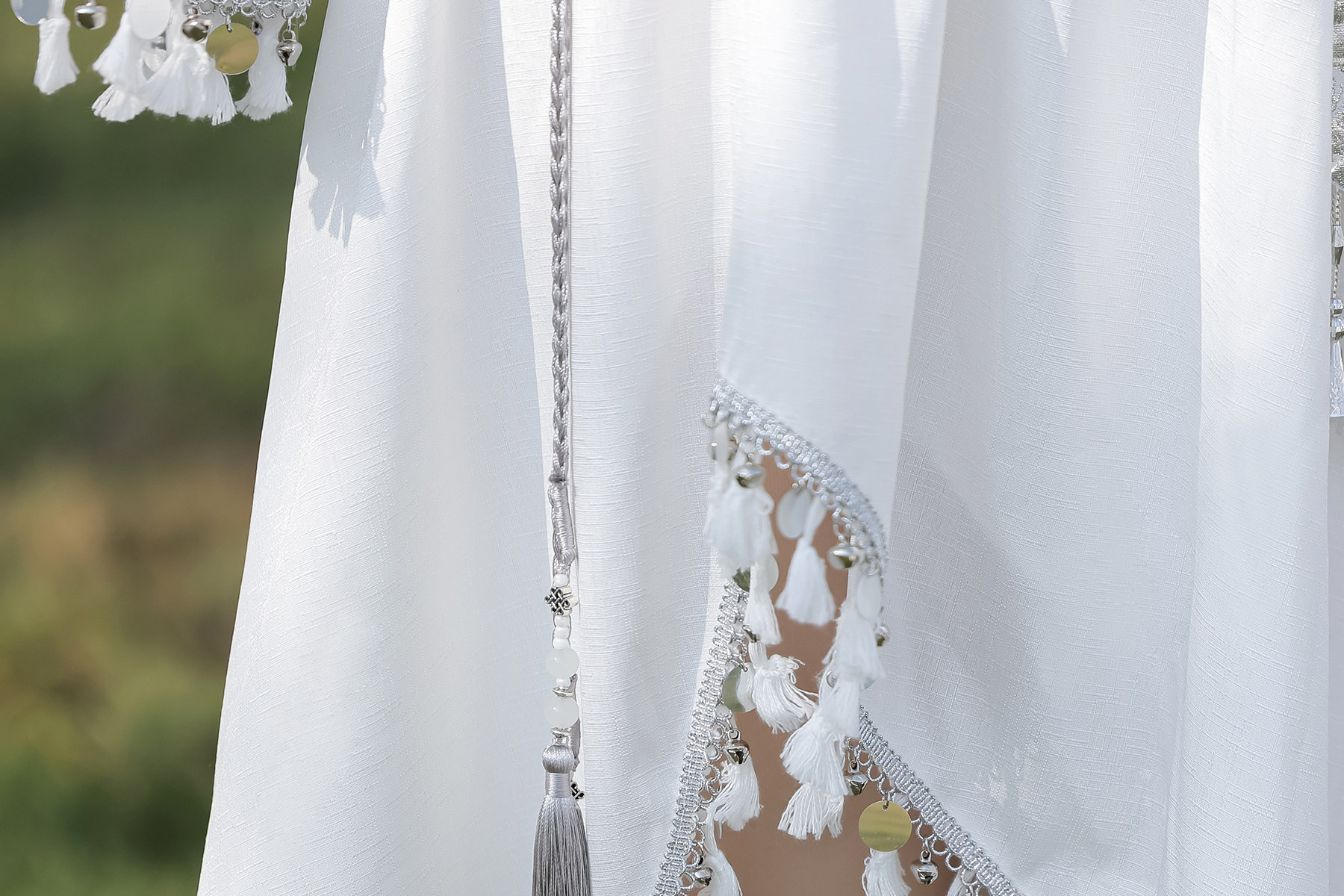 Китайцы одежда наборы 锦慕汉服[白银]苗疆少女白色异域风苗族元素服装民族风汉元素套装