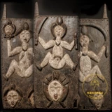 Африканская старая древесная карканка Африканская дверная панель антикварная вилла