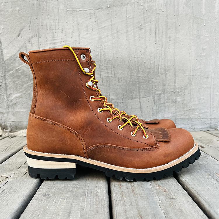 Ame Kaji Sj55 461 9109 Sbfoot Crazy Horse Leather Martin Boots Distressed Motorcycle Work Boots
