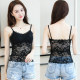 Summer women's Korean version of the bottoming shirt all-match short vest large size inner top tube top thin section lace suspenders