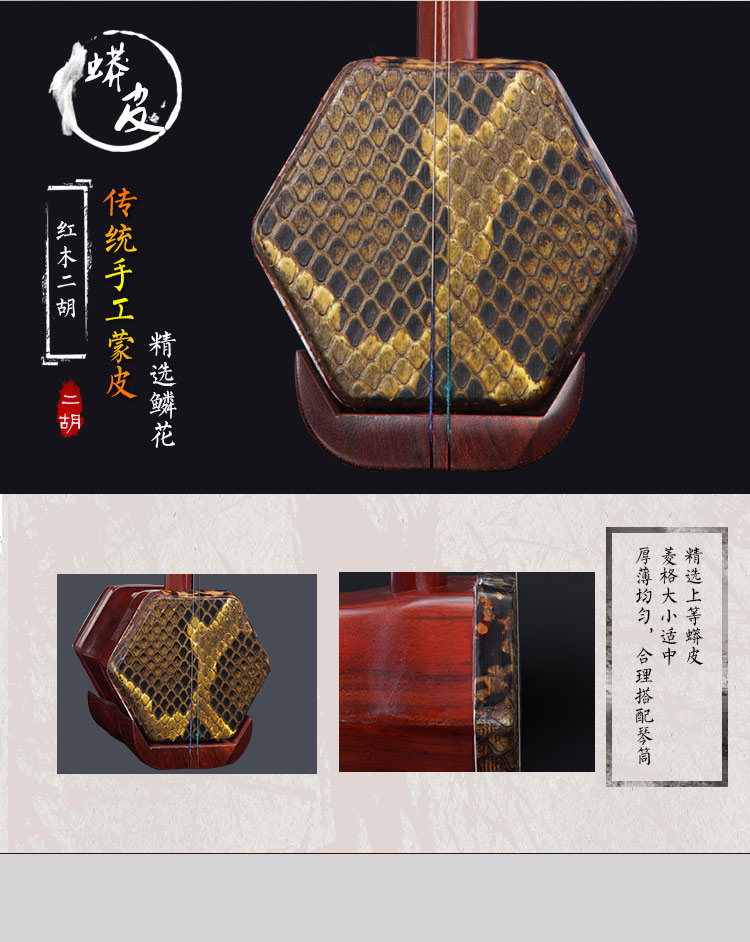 Người mới bắt đầu kiểm tra nhạc cụ gỗ gụ erhu Thiên Tân erhu nhạc cụ cũ gỗ gụ erhu chuyên nghiệp chơi phổ quát - Nhạc cụ dân tộc saotrucmaomeo