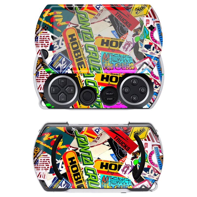 PSPGO Sticker Pain Sticker Sticker GO Sticker PSP GO Anime Hoạt hình Trò chơi Nhãn dán phim màu - PSP kết hợp one piece psp
