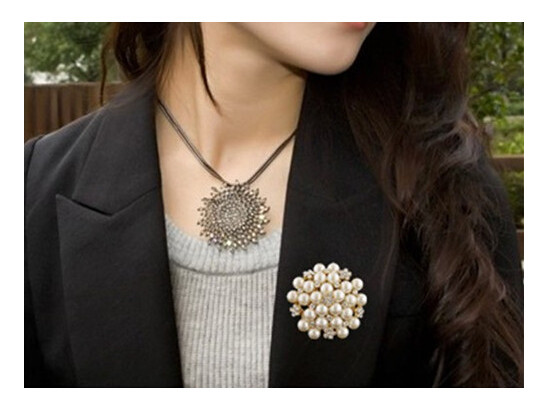 Broche femme en Zircon diamant - Ref 1171234 Image 27