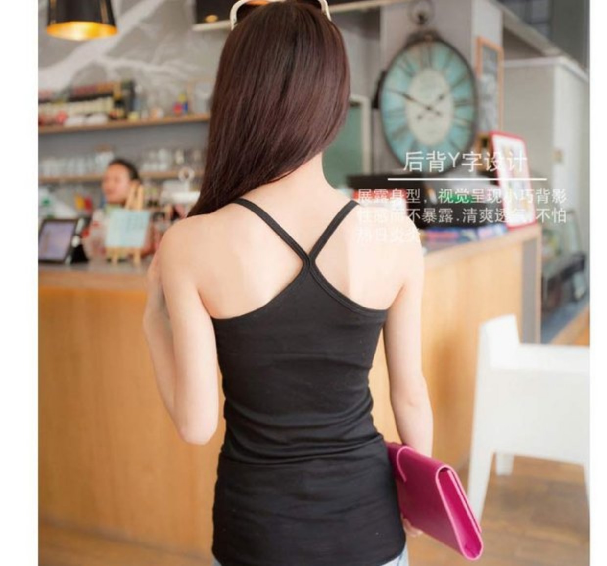 Y-small slings hoang dã mảnh mai nữ mỏng chạm đáy áo mùa thu ngắn tay yếm cotton nữ mùa hè size lớn shop thời trang nữ