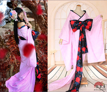 April 1 Supernatural event book Ichihara Yuko Pink flower dress cage bird cosplay kimono