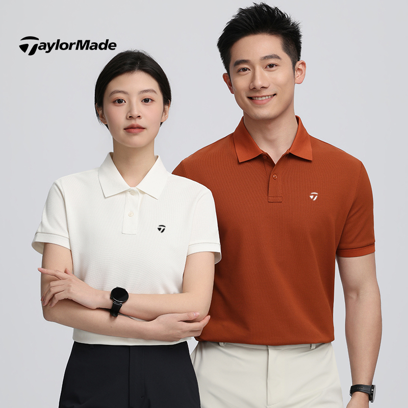 Taylormade Taylor Mei Golf Men's and Women's Short-Sleeved Polo Shirts Summer Thin Sports Golf T-Shirts Taylormade Taylor Mei Golf Men's and Women's Short-Sleeved Polo Shirts Summer Thin Sports Golf T-Shirts