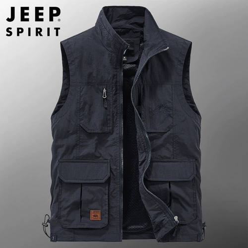 Jeep, джип, быстросохнущий дорожный жилет для мальчиков для рыбалки, свободный крой, делается под заказ, с печатью вашего логотипа