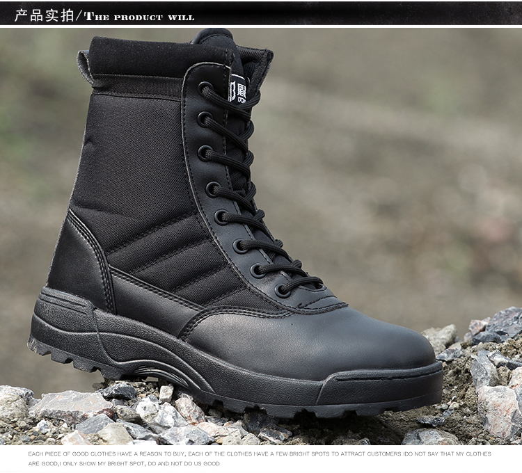 Boots militaires pour homme - porter - Ref 1396787 Image 22