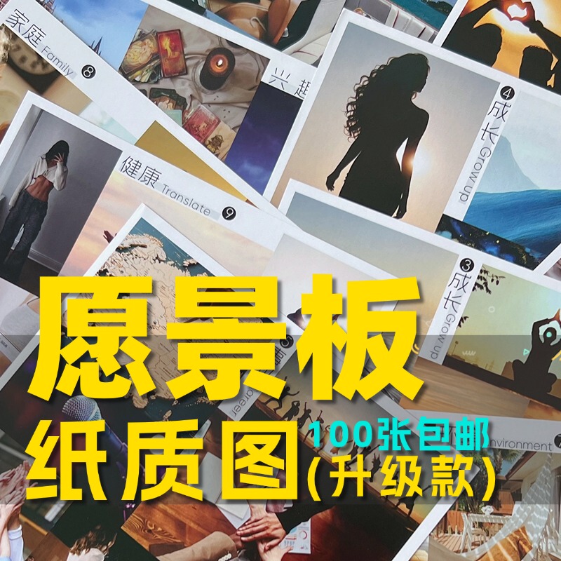 Vision Board Material Images, Paper Printed Images for Manifestation, Dream Board Images, Law of Attraction, Manifestation of the Strong Female Protagonist