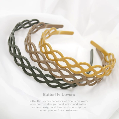 Ободок для взрослых, нескользящая зубчатая пластиковая повязка на голову, аксессуар для волос, японские и корейские