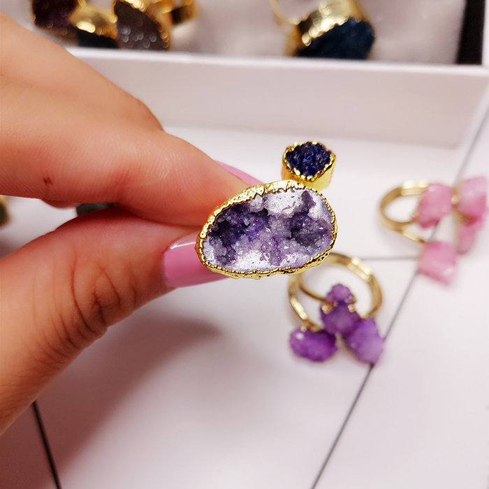 Bague Femme OTHER en Cristal naturel pierre semi-precieuse - Ref 3088051 Image 4